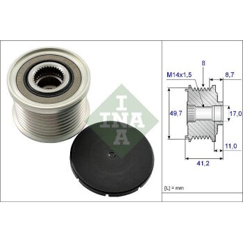 Schaeffler INA Generatorfreilauf 535 0141 10 - 535014110...
