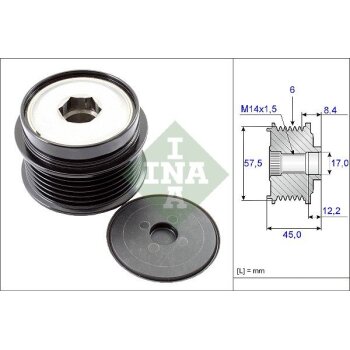 Schaeffler INA Generatorfreilauf 535 0174 10 - 535017410...
