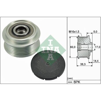 Schaeffler INA Generatorfreilauf 535 0289 10 - 535028910...