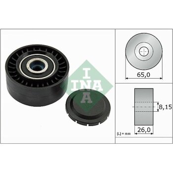 Schaeffler INA Umlenk-/Führungsrolle,...