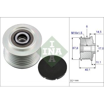 Schaeffler INA Generatorfreilauf 535 0052 10 - 535005210...