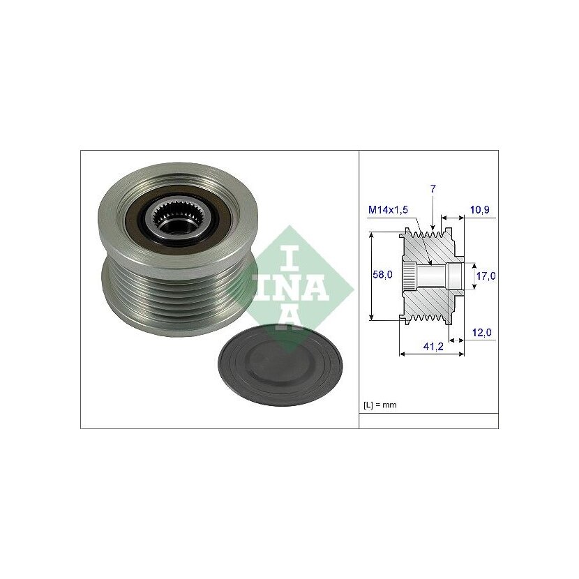 Schaeffler INA Generatorfreilauf 535 0232 10 - 535023210 für 27060-0G011