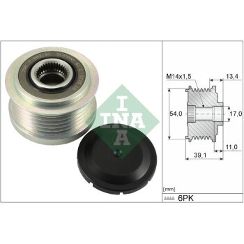 Schaeffler INA Generatorfreilauf 535 0311 10 - 535031110...