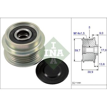 Schaeffler INA Generatorfreilauf 535 0199 10 - 535019910...