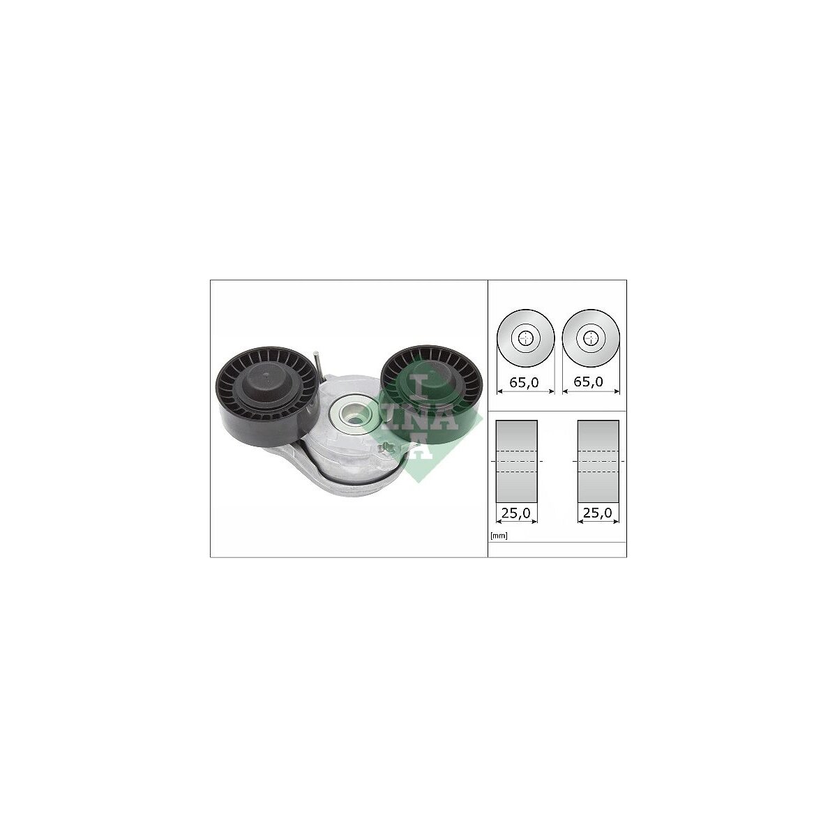 Schaeffler INA Riemenspanner, Keilrippenriemen 534 0696 10 - 534069610 für 02 T2H 2425