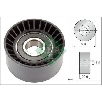 Schaeffler INA Umlenk-/Führungsrolle,...