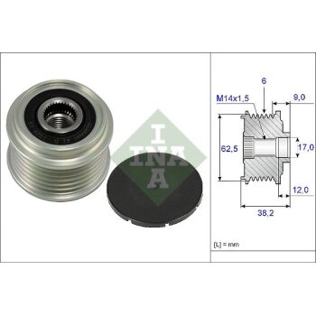 Schaeffler INA Generatorfreilauf 535 0219 10 - 535021910...