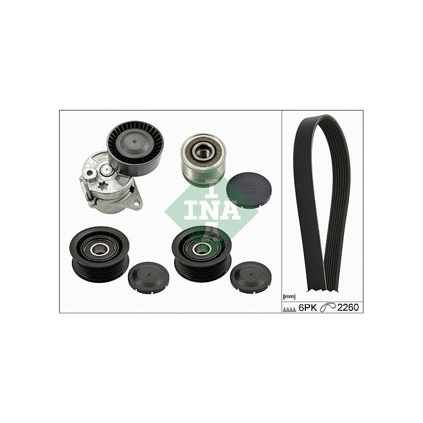 Schaeffler INA Keilrippenriemensatz 529 0139 10 - 529013910 für 000 202 00 19
