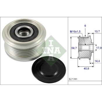 Schaeffler INA Generatorfreilauf 535 0228 10 - 535022810...