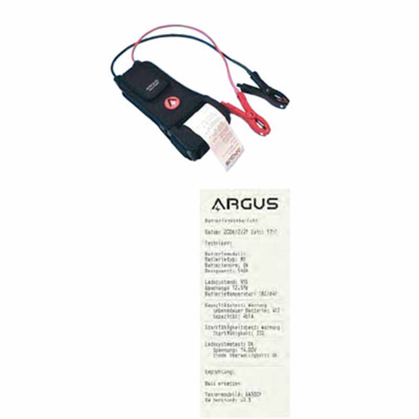 Batterietester AA500 PWP, Argus Analyzer- AA500PW+AATRP10