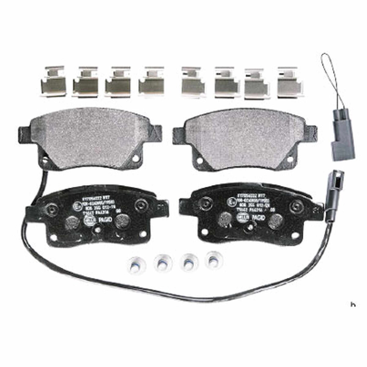 HELLA Scheibenbremsbelag-Satz - Pagid 8DB 355 020-691 - 8DB355020691 passend für 2361234