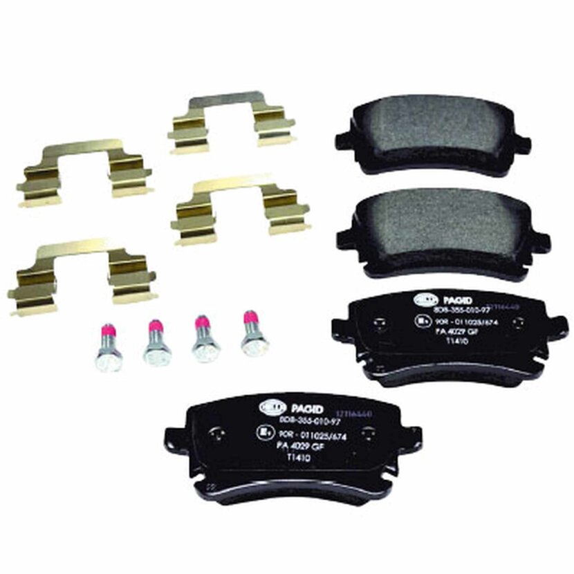HELLA Scheibenbremsbelag-Satz - Pagid 8DB 355 013-841 - 8DB355013841 passend für 7H8698451