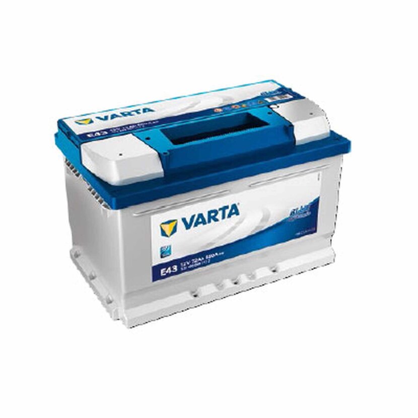 VARTA Starterbatterie Blue Dynamic, 12 V, gefüllt und geladen-  5724090683132
