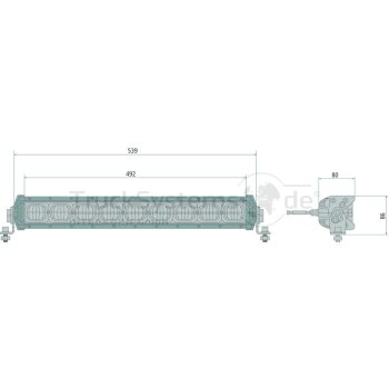 HELLA LED-Zusatz-/Fernscheinwerfer DLB-540, mit 9 LEDs-...