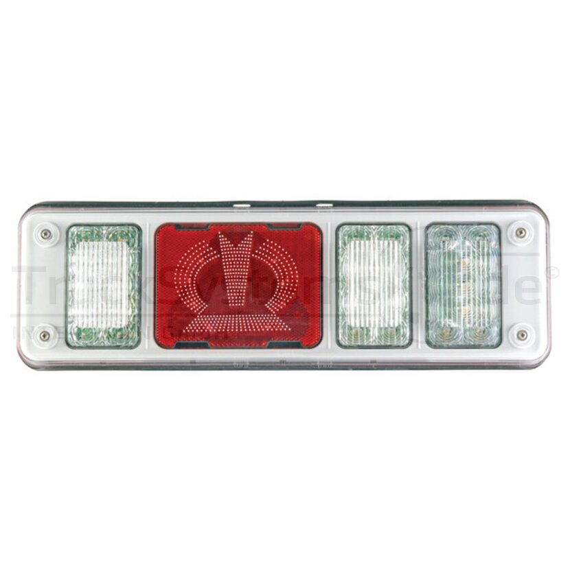 HELLA LED-Heckleuchte mit Krone-Logo, mit Impuls für Blinkleuchten-Ausfallkontrolle- 2VP 340 960-251 - 2VP340960251