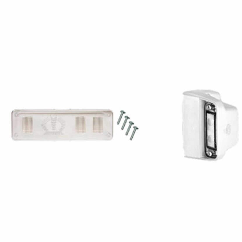 HELLA LED-Kennzeichenleuchte,, 24V, 12V, seitlicher Anbau EasyConn-Winkelstecker, 2-polig passend für LED-Heckleuchte - 2KA 012 271-277 - 2KA012271277 passend für 515070868