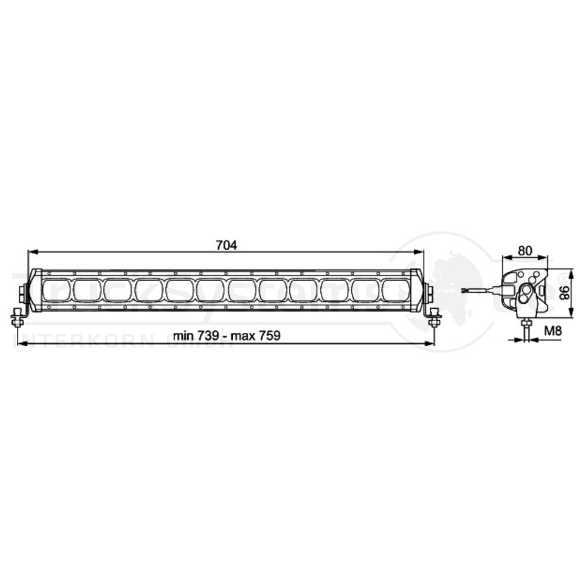 HELLA LED-Arbeitsscheinwerfer - 1GJ 360 003-002 - 1GJ360003002