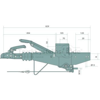 AL-KO Vierkantbremse Typ 161 S 1600Kg - 1251904