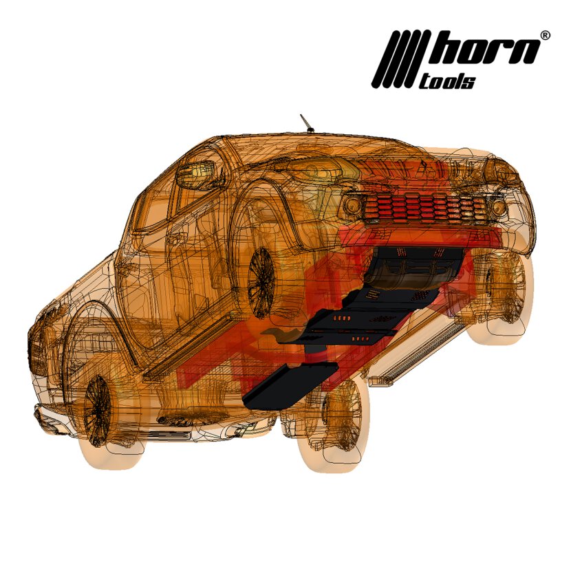 horntools Unterfahrschutz Fiat Fullback Komplett Automatik Set Stahl  - HFIFUSPSET01