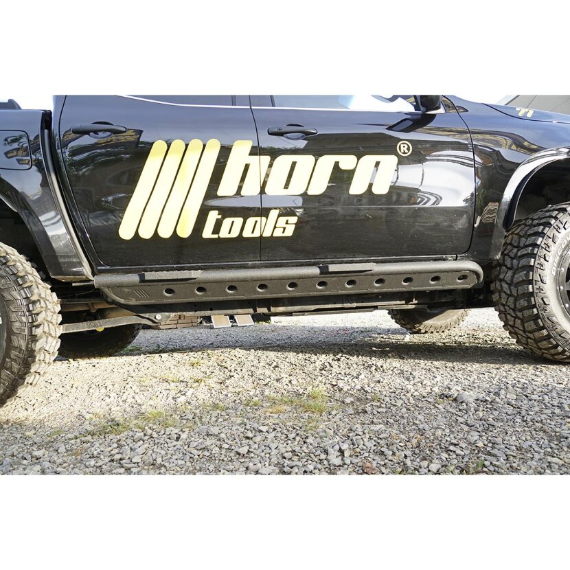 horntools Ford Ranger & Raptor Rockslider LAPIS Aluminium ab Baujahr 2015 Zubehör  Kabinenschutz horntools - HFORARSA01