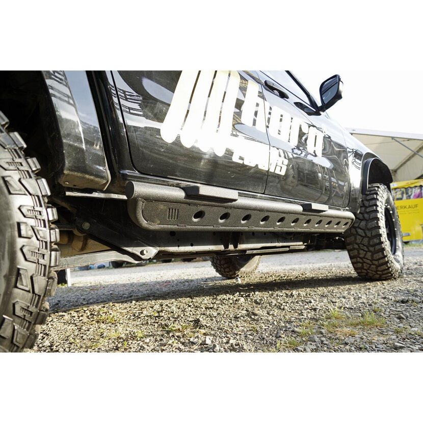horntools Ford Ranger & Raptor Rockslider LAPIS Aluminium ab Baujahr 2015 Zubehör  Kabinenschutz horntools - HFORARSA01