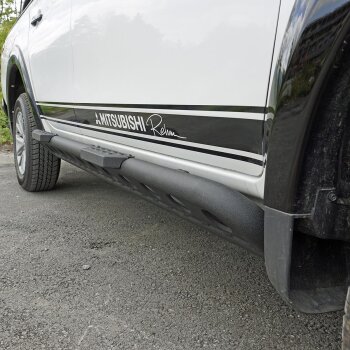 horntools Mitsubishi L200 Rockslider LAPIS Aluminium DOKA...