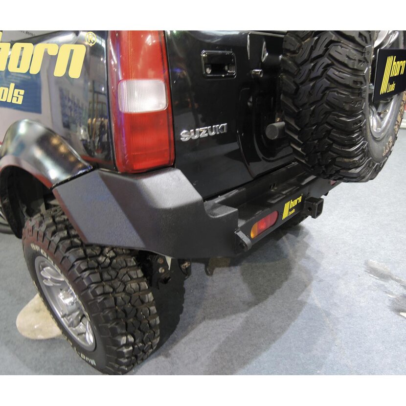 horntools Suzuki Jimny FJ Heck Stoßstange Stahl mit Ersatzradaufhängung - HWBREJIM001