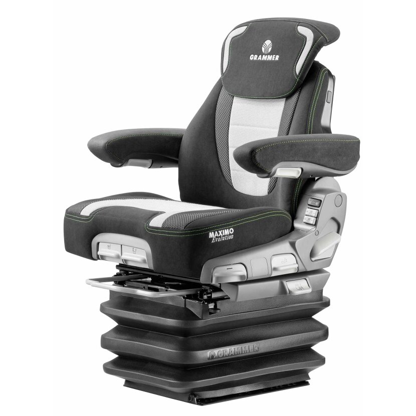 GRAMMER Traktor Sitz Maximo Evolution Dynamic Maximo XT Fendt 50mm - 1388488TMSI - SV, inklusive Beckengurt