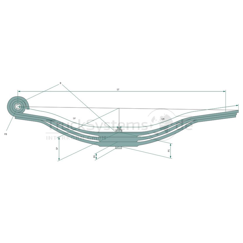 SCHOMÄCKER Parabelfeder 3 Blatt - 23763200