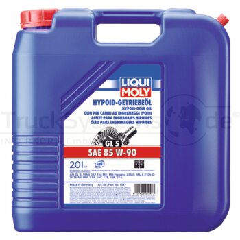 LIQUI MOLY Getriebeöl (GL 5) SAE 85W-90 20l 1047