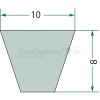 DAYCO Hochleistungskeilriemen  - 10A0600C