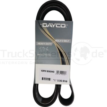 DAYCO Keilrippenriemen L: 1690mm  - 10PK1690HD