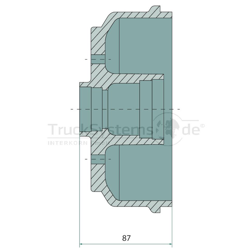 Bremstrommel 200x50mm RA 112x5 S2005-7 - 81840038