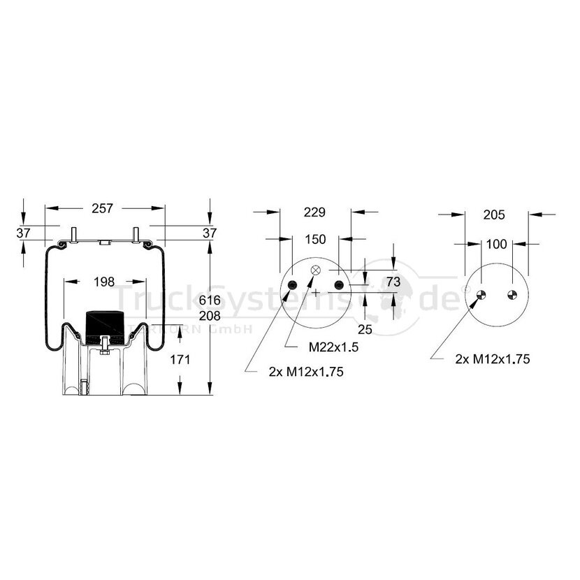 FIRESTONE Luftfederbalg Firestone W01M586297