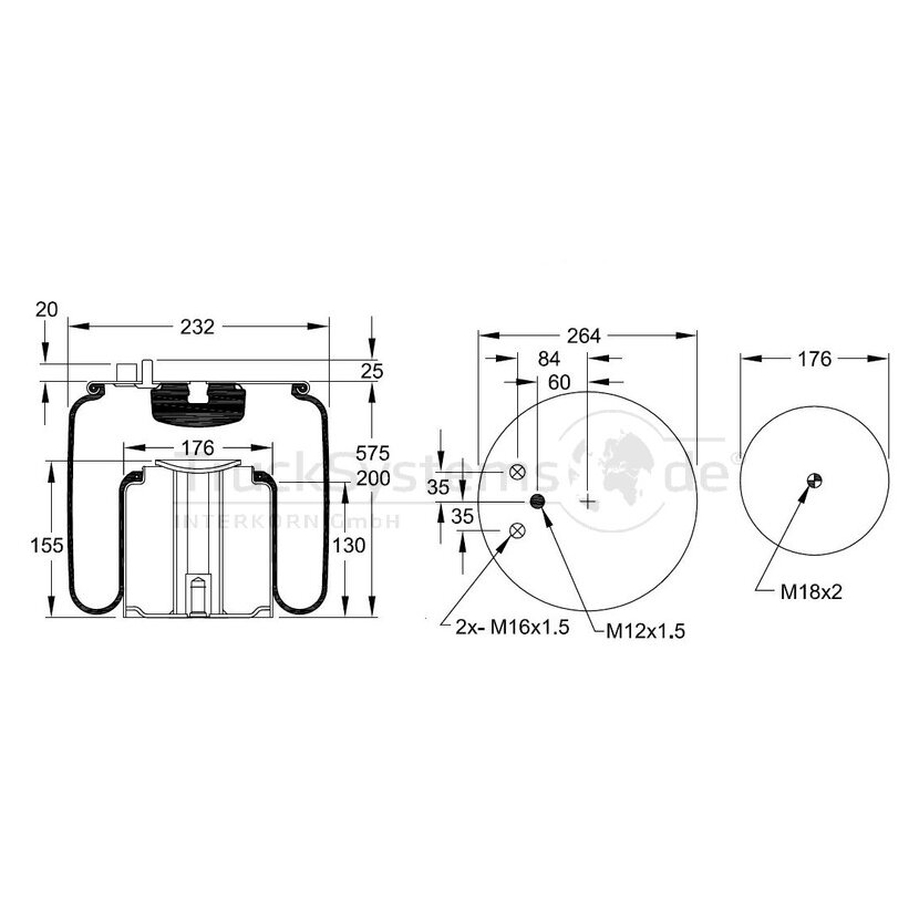 FIRESTONE Luftfederbalg Firestone W01M588354