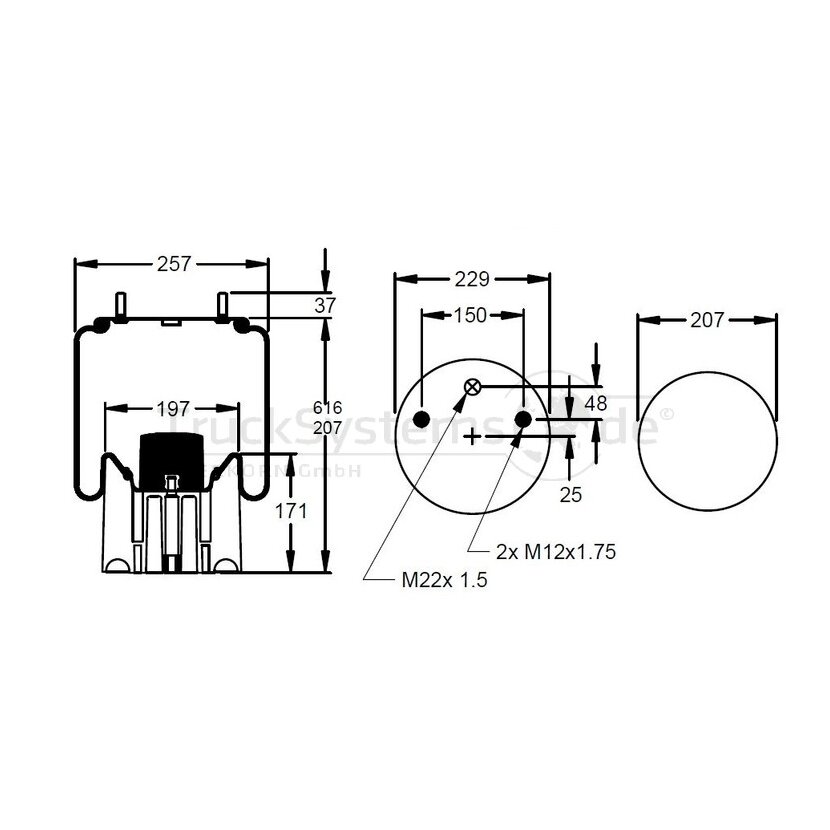 FIRESTONE Luftfederbalg Firestone W01M588393