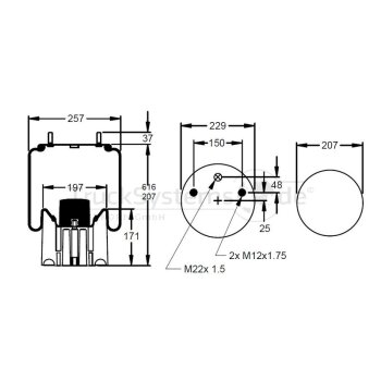 FIRESTONE Luftfederbalg Firestone W01M588393