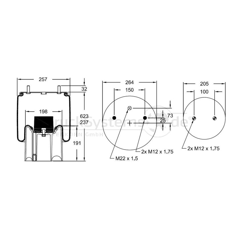 FIRESTONE Luftfederbalg Firestone W01M588587