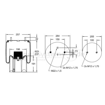 FIRESTONE Luftfederbalg Firestone W01M588587