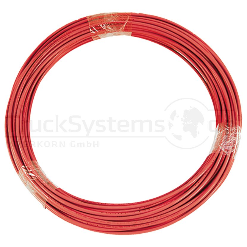 Kunststoffrohr Luftrohr 12x1 5 rot Rolle 100m  - 12150 0100 RO -  - 121500100RO