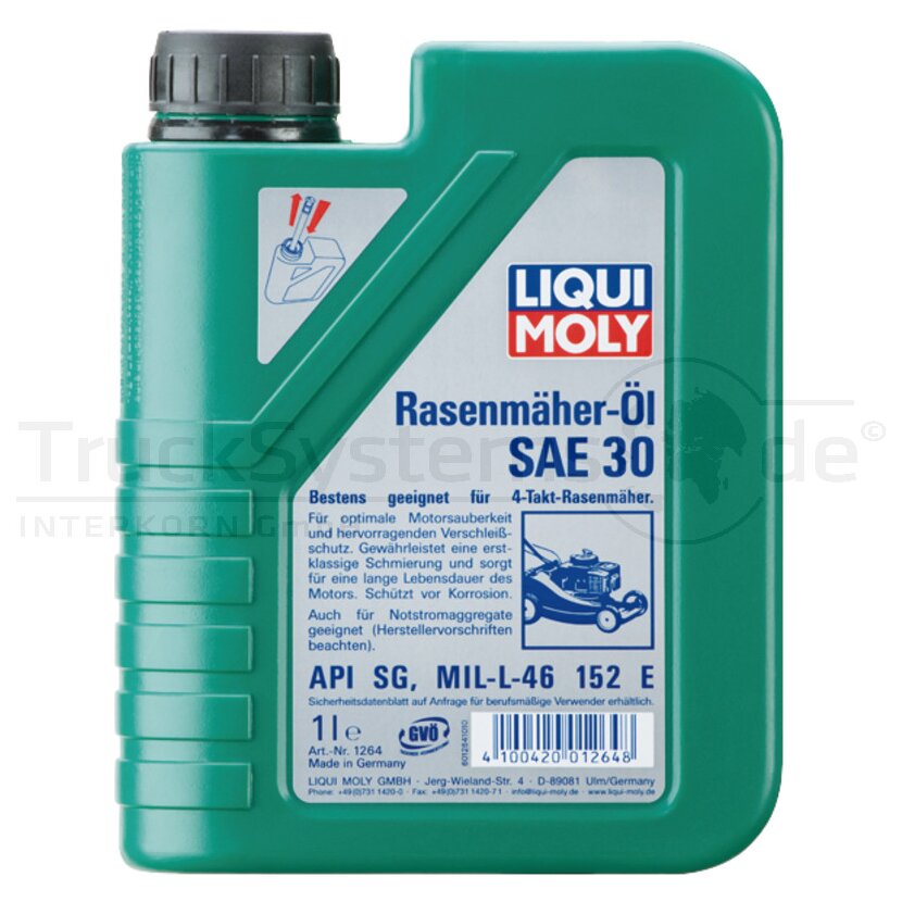 LIQUI MOLY Rasenmäheröl SAE 30 Motoröl 1l  - 1264