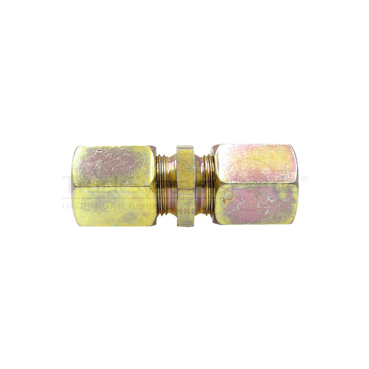 Verschraubung Stoss Rohr 15 / 15 mm - 220EB050 - 4044407011081