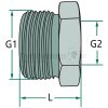Verschraubung M 22x1 5 AG M 12x1 5 IG  - 208EB003 - 4044407032673