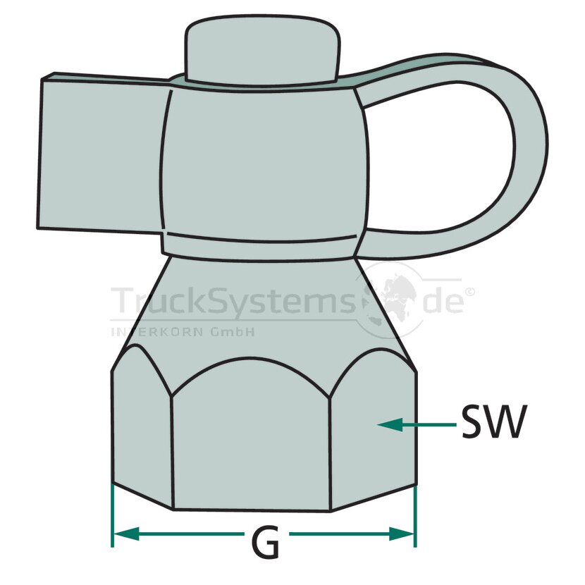 Prüfanschluss Aufschraub M 18 x1 5 IG  - 076.354-40A - 4044407032413 - 07635440A
