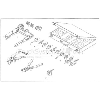 VOSS Montagekoffer Voss komplett für System240  -...