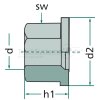 Flachbundmutter M 20x1 5 / 34 x 20  - 077.012-00A - 4057795488342 - 07701200A