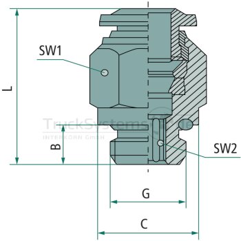 B-GE-8-1/4-MSv Gerade Einschra 03011039