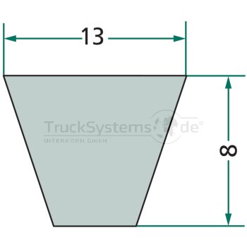 OPTIBELT Keilriemen  - 13 X 1300 - 13X1300