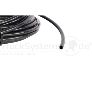 Kunststoffrohr Luftrohr 14x2 schwarz Rolle 25m  - 14200...