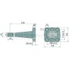 Scharmüller Zugöse mit Flansch 40mm 110x100 - 77700652240